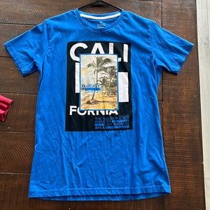Blue Detail California Tee